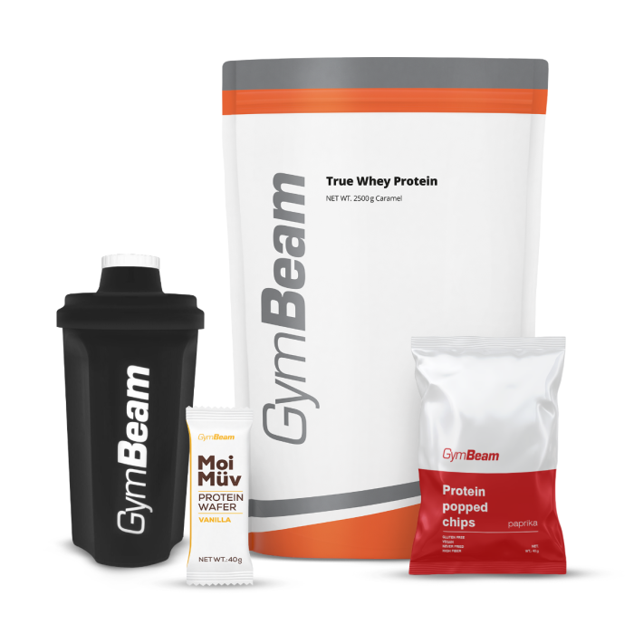Proteín True Whey - GymBeam 1000 g - white chocolate raspberry - 00