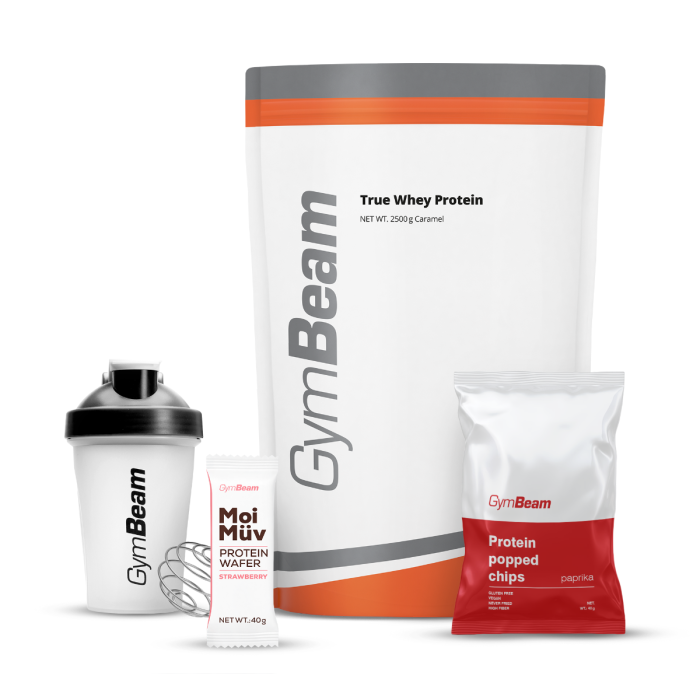 Proteín True Whey - GymBeam 1000 g - white chocolate raspberry - 00