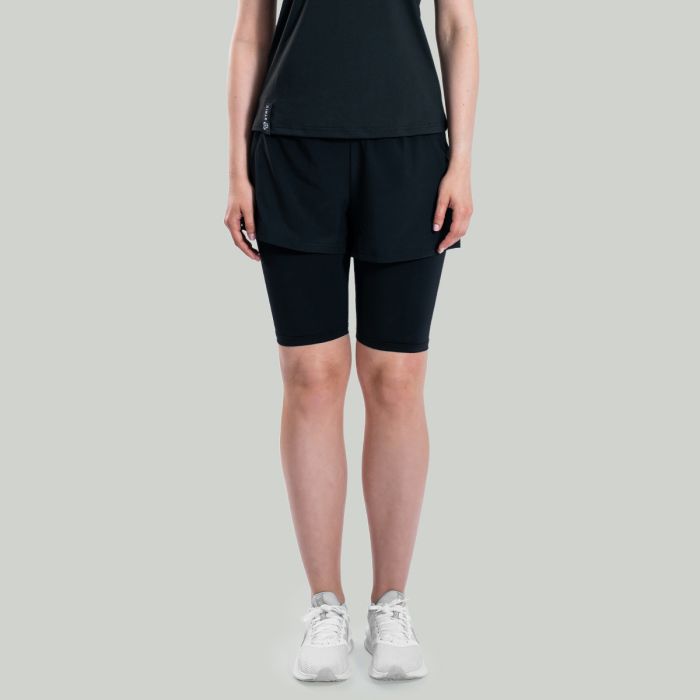 Women‘s ULTRA 2in1 Shorts Black - STRIX M