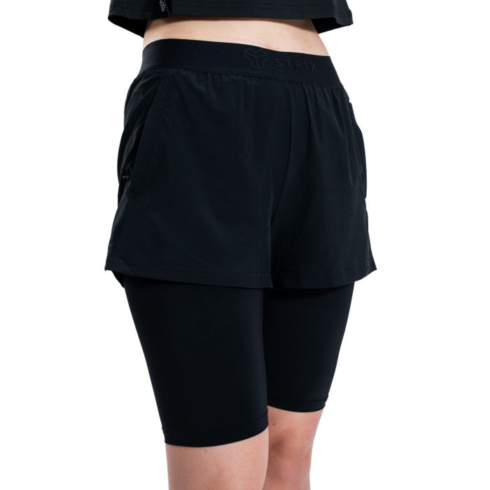 Women‘s ULTRA 2in1 Shorts Black - STRIX M