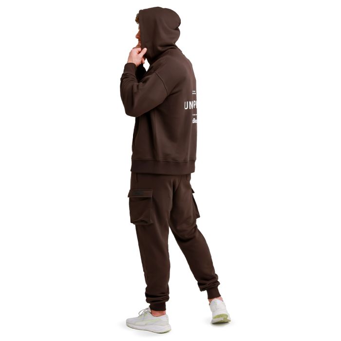 Unstoppable Hoodie Brown - GymBeam XL
