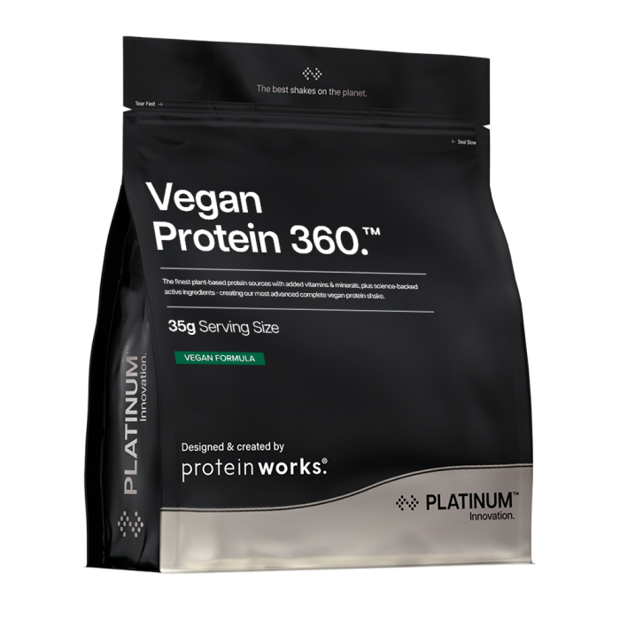 Vegan Protein 360 - The Protein Works salted caramel - 1000 g