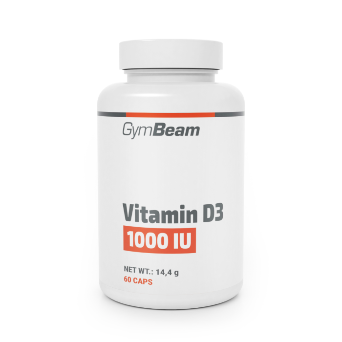 Vitamín D3 1000 IU - GymBeam 120 caps - 00