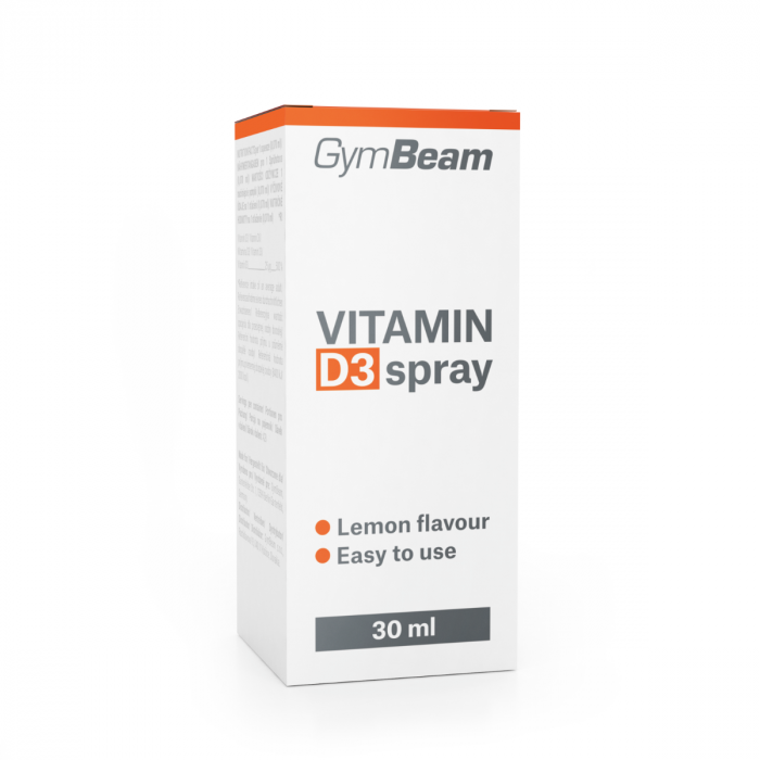 Vitamin D3 Spray - GymBeam 30 ml - lemon