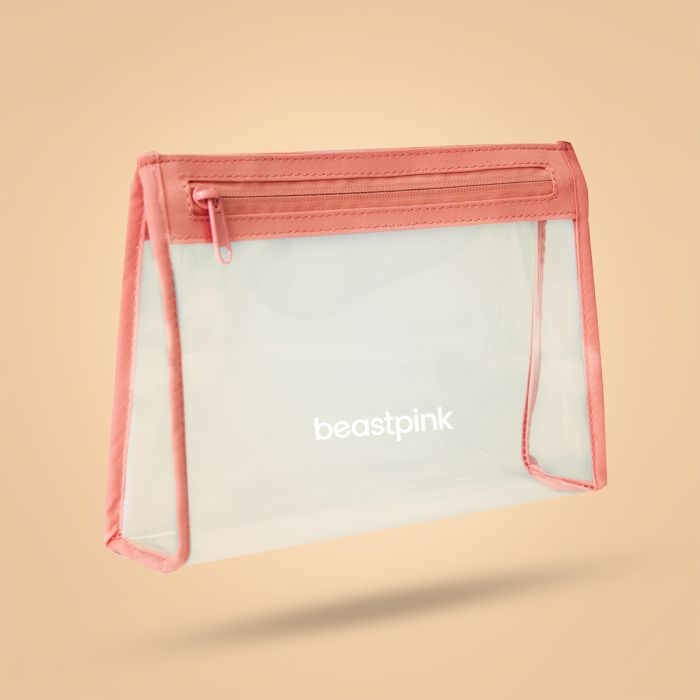 Wash Bag Transparent - BeastPink single_variant