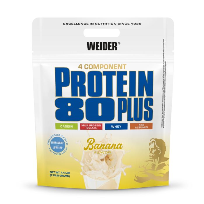 Proteín 80 Plus - Weider 2000 g - vanilla