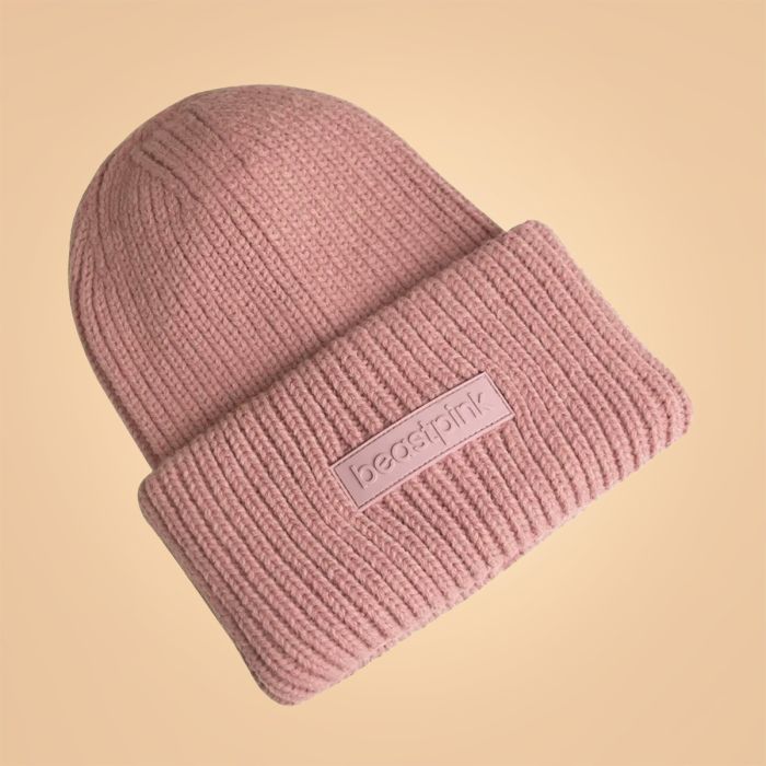 Winter Beanie Peach - BeastPink single_variant