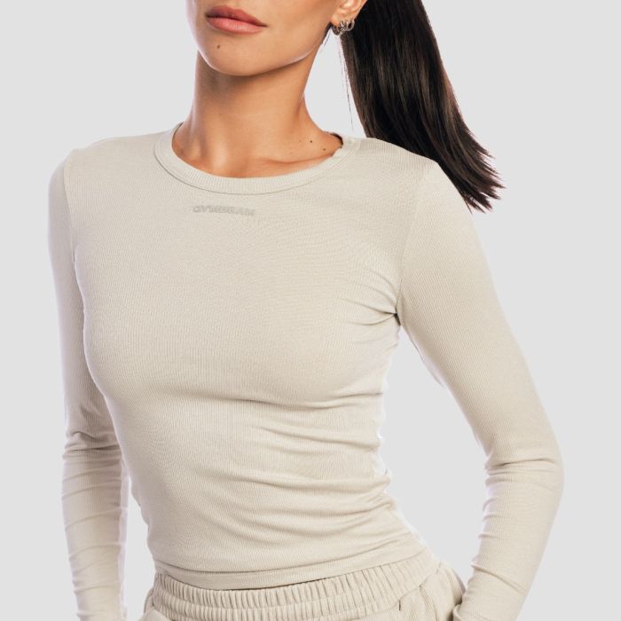 Women‘s Aura Long Sleeve T-Shirt Grey - GymBeam S