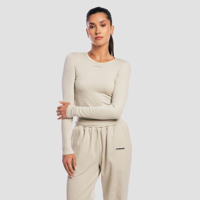 Women‘s Aura Long Sleeve T-Shirt Grey - GymBeam S