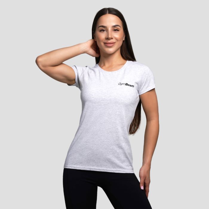 Women’s Basic T-Shirt Heather Grey - GymBeam M
