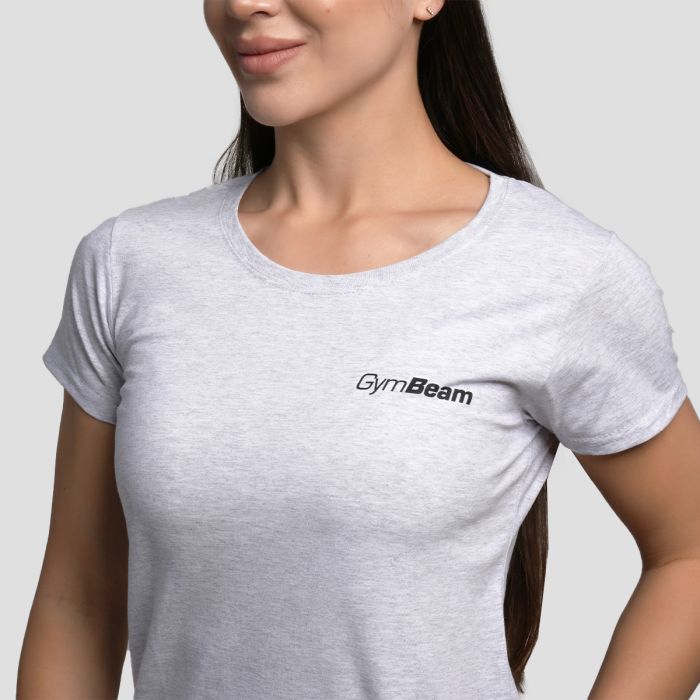 Women’s Basic T-Shirt Heather Grey - GymBeam M
