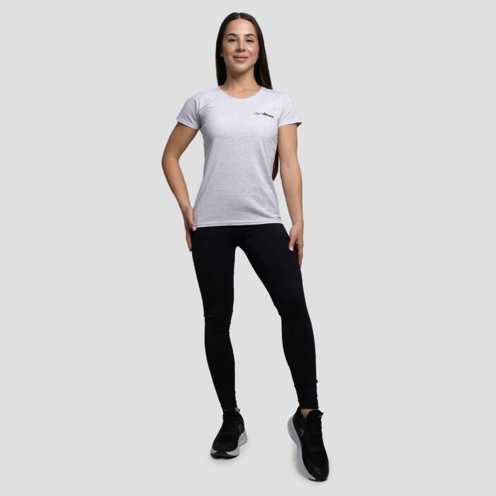 Women’s Basic T-Shirt Heather Grey - GymBeam M