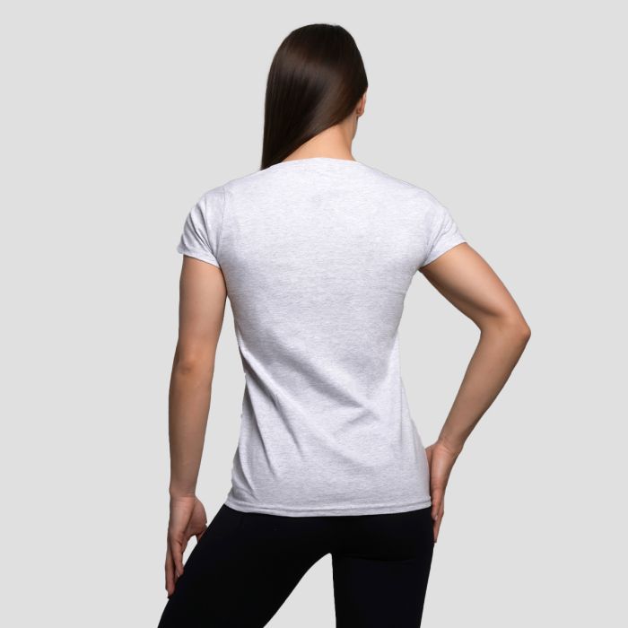 Women’s Basic T-Shirt Heather Grey - GymBeam M
