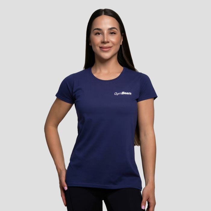 Women’s Basic T-Shirt Navy Blue - GymBeam M