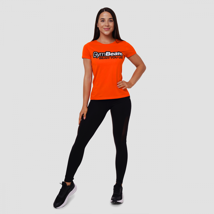 Women‘s Beam T-shirt Orange - GymBeam M