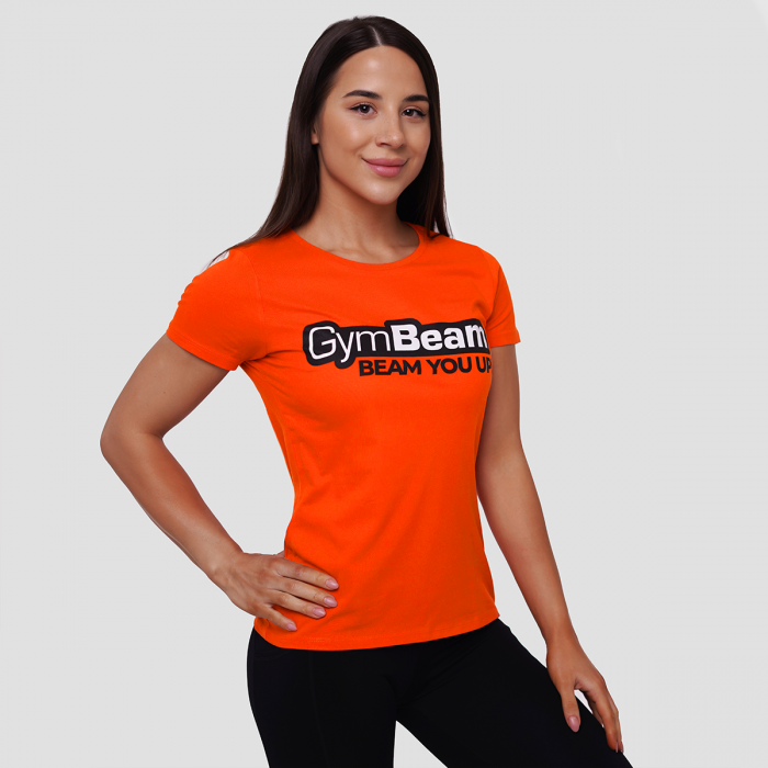 Women‘s Beam T-shirt Orange - GymBeam M
