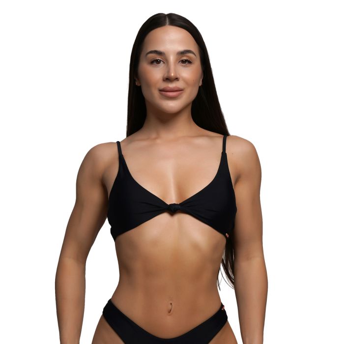 Women‘s Bikini Top CURACAO Black - GymBeam M