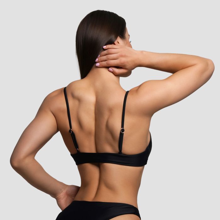 Women‘s Bikini Top CURACAO Black - GymBeam M