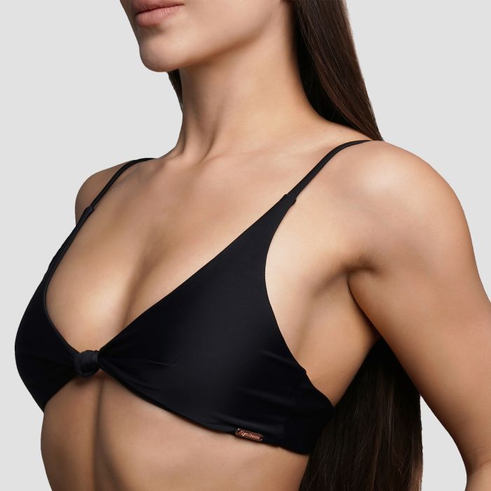 Women‘s Bikini Top CURACAO Black - GymBeam M