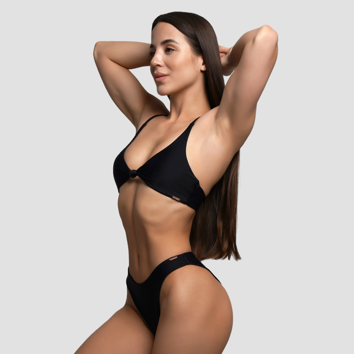 Women‘s Bikini Top CURACAO Black - GymBeam M