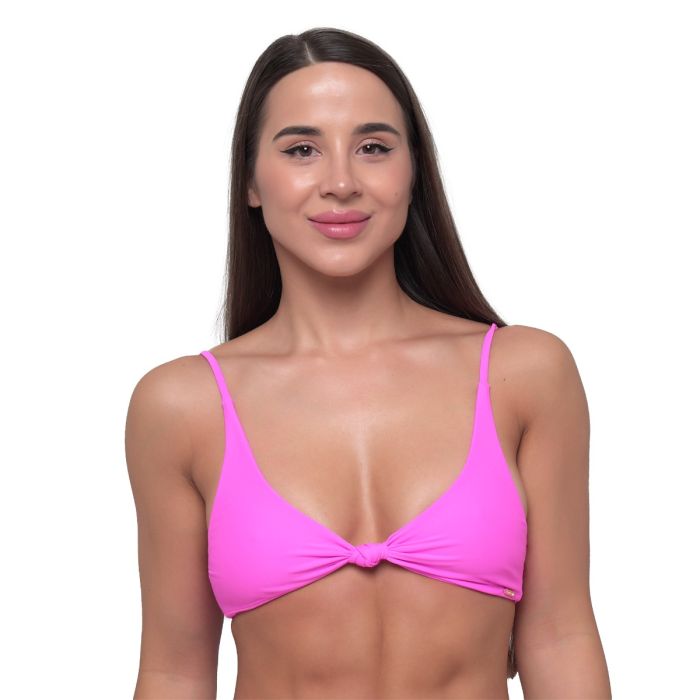 Women‘s Bikini Top CURACAO Pink - GymBeam M