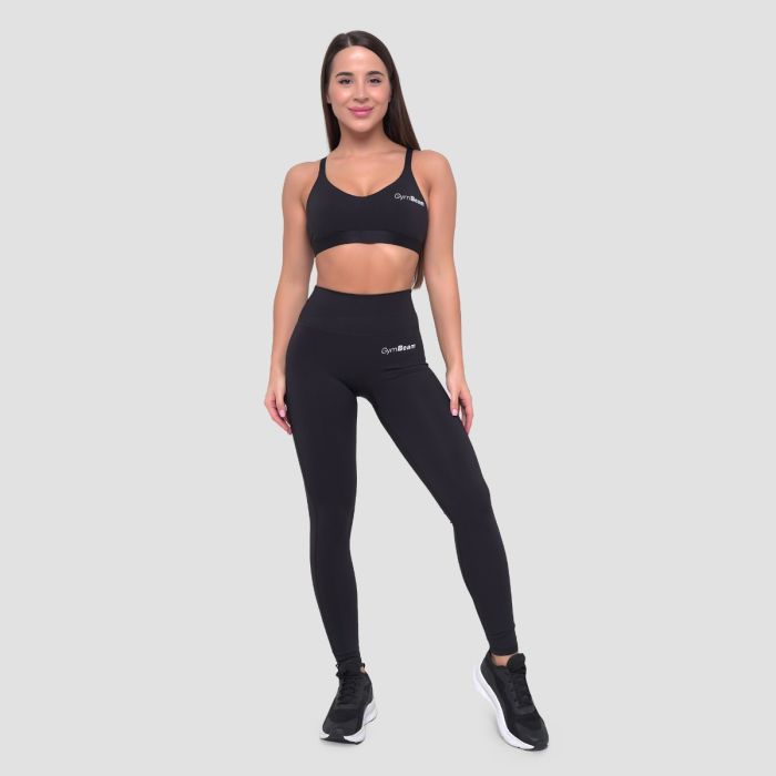 Women‘s Essence Leggings Black - GymBeam L