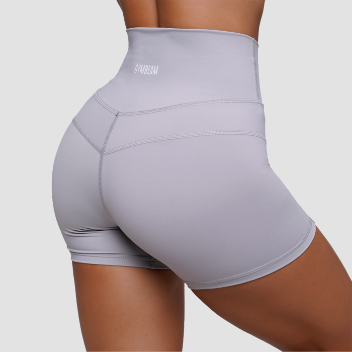 Women‘s FIT Shorts Mist Grey - GymBeam S