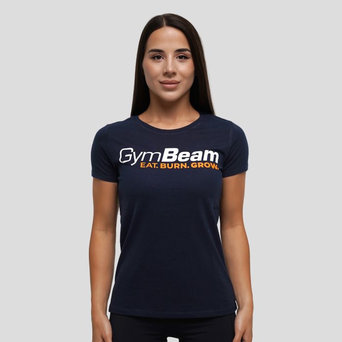 Women‘s Grow T-shirt Navy - GymBeam S