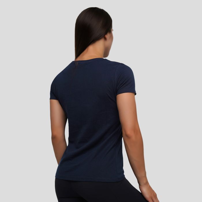 Women‘s Grow T-shirt Navy - GymBeam S