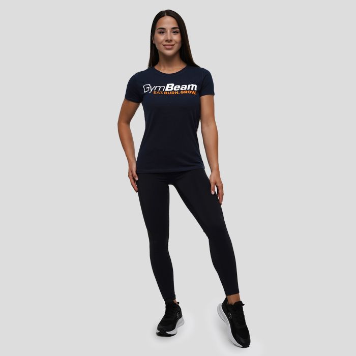 Women‘s Grow T-shirt Navy - GymBeam S