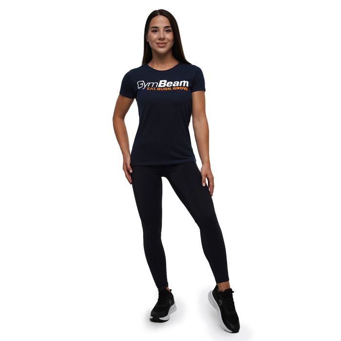 Women‘s Grow T-shirt Navy - GymBeam S