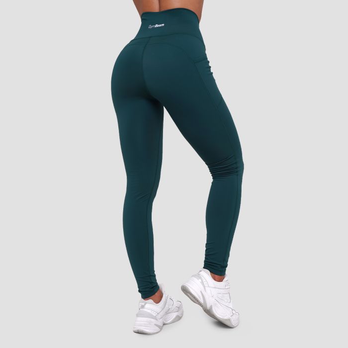 Women‘s Ignite Leggings Dark Green - GymBeam M