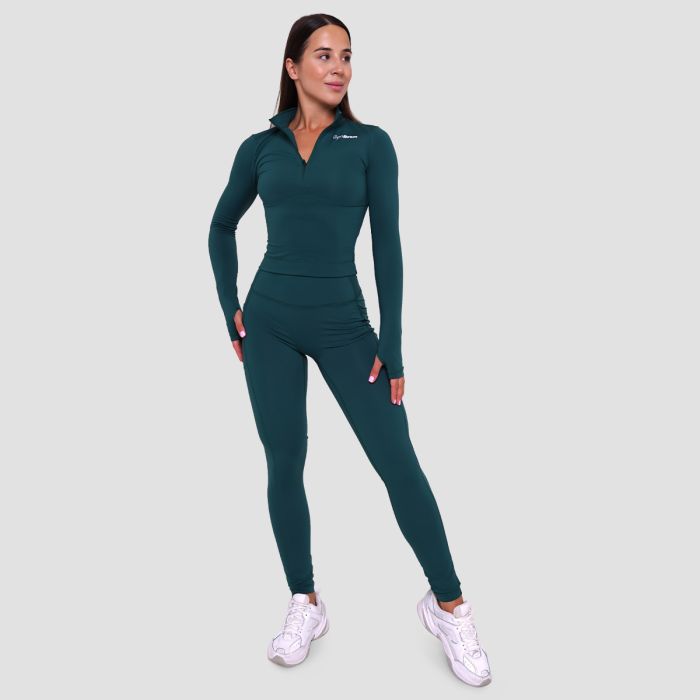 Women‘s Ignite Leggings Dark Green - GymBeam M