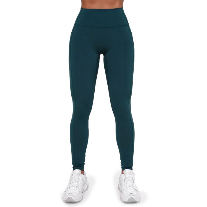 Women‘s Ignite Leggings Dark Green - GymBeam M