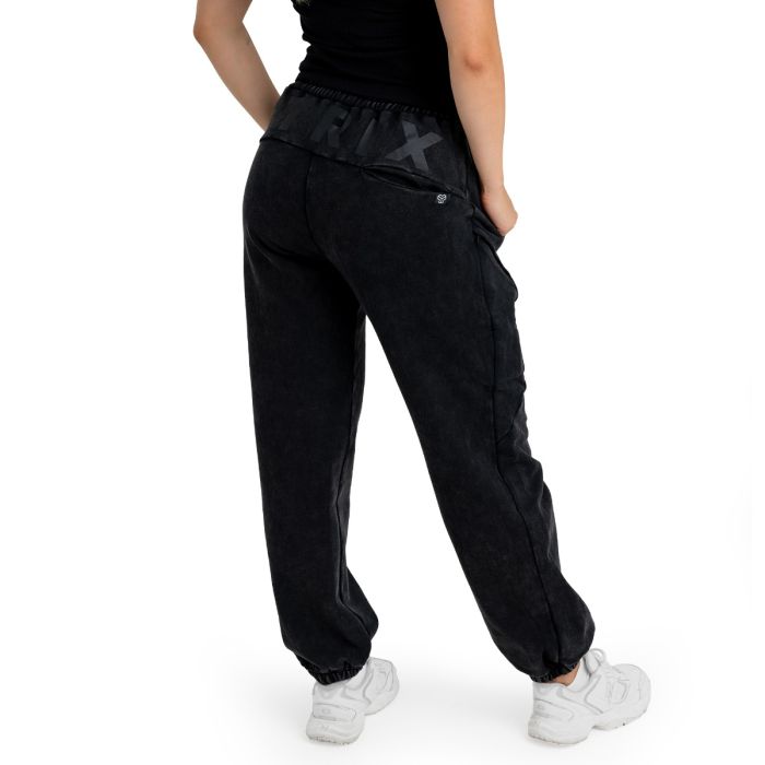 Women‘s Joggers Washed Black - STRIX M