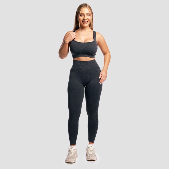 Women‘s Lift Seamless Leggings Coal - GymBeam L