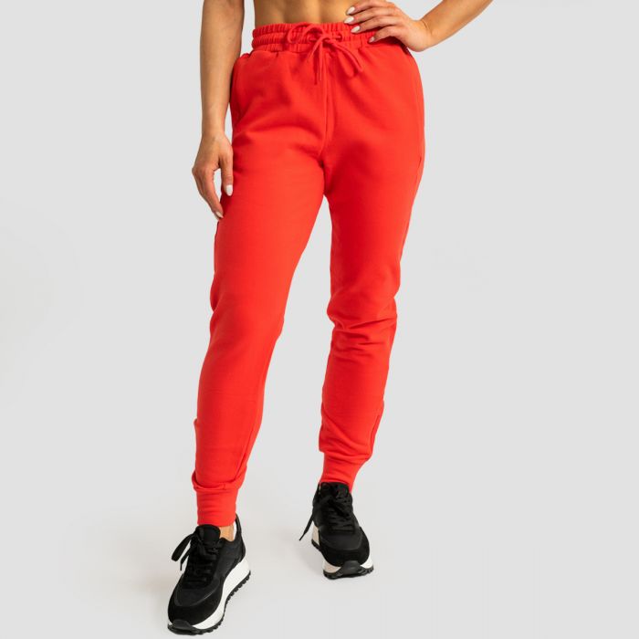 Women‘s Limitless Joggers Hot Red - GymBeam XS