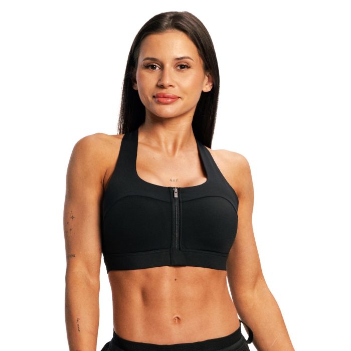 Women‘s Pulse X Running Sports Bra Black - GymBeam M