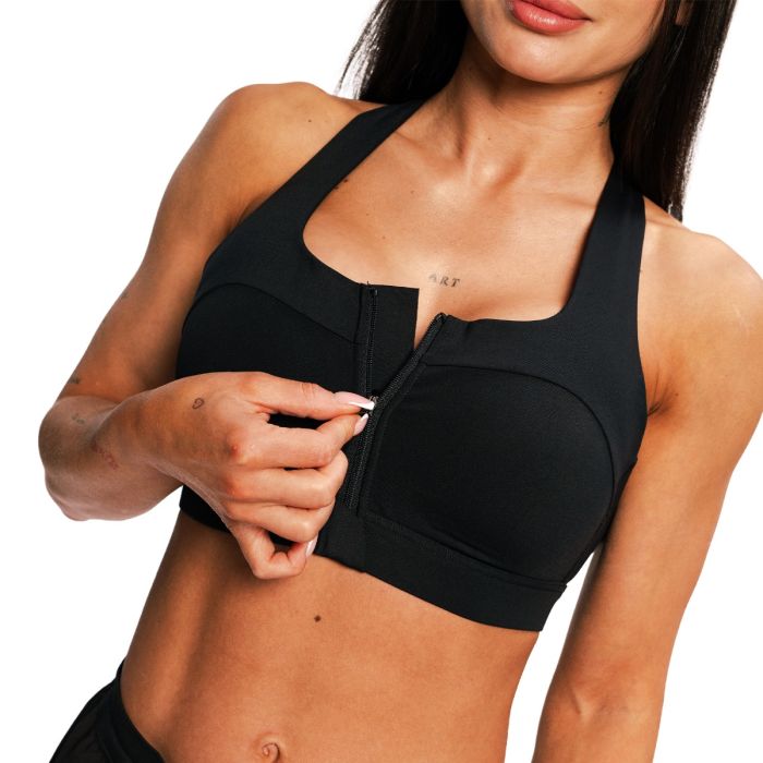 Women‘s Pulse X Running Sports Bra Black - GymBeam M