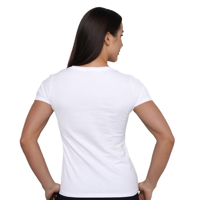 Women‘s Pure Ambition T-shirt White - GymBeam L