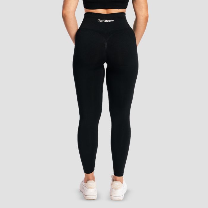 Women‘s Sculpt Seamless Leggings Black - GymBeam S