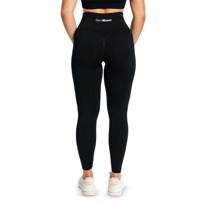 Women‘s Sculpt Seamless Leggings Black - GymBeam S