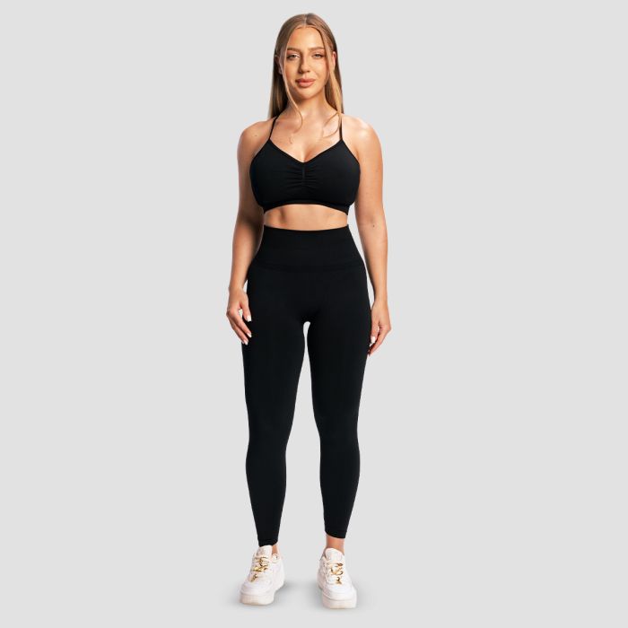 Women‘s Sculpt Seamless Leggings Black - GymBeam S