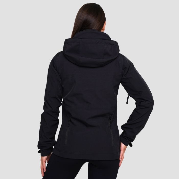 Women‘s Softshell Jacket Black - GymBeam L