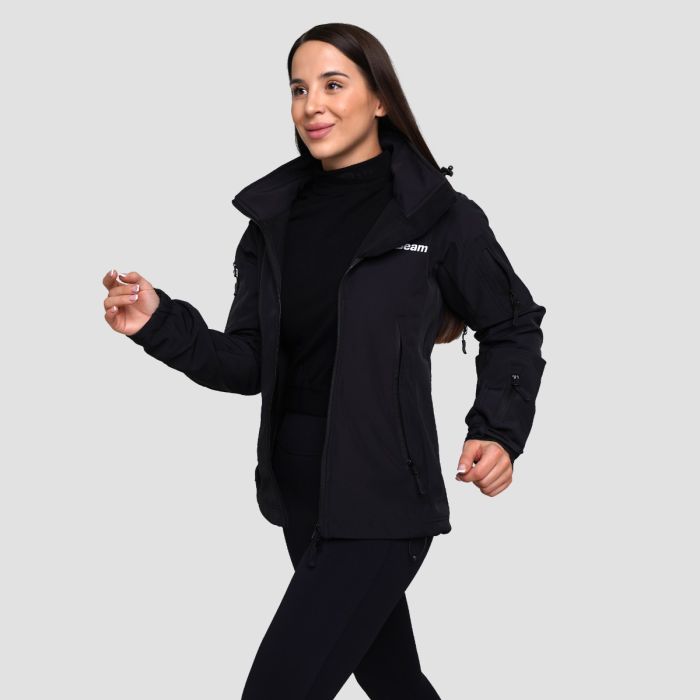Women‘s Softshell Jacket Black - GymBeam L