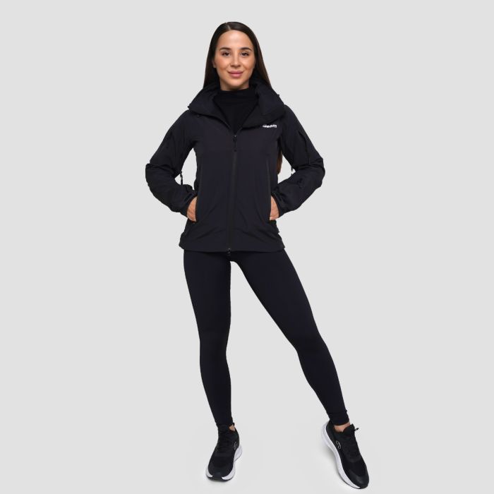 Women‘s Softshell Jacket Black - GymBeam L