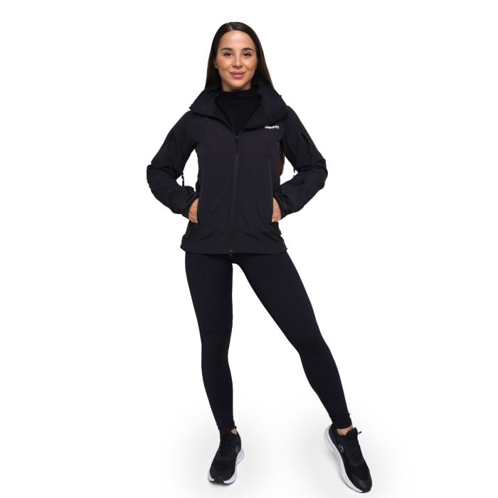 Women‘s Softshell Jacket Black - GymBeam L