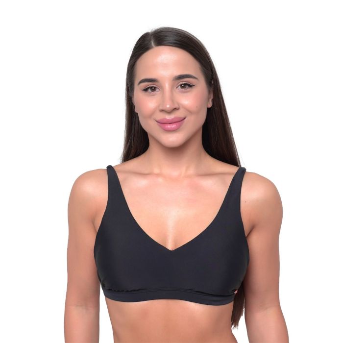 Women‘s Sports Bikini Top Black - GymBeam XS