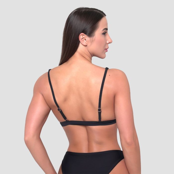 Women‘s Sports Bikini Top Black - GymBeam XS