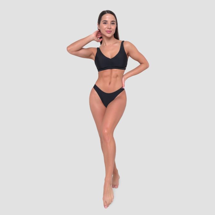 Women‘s Sports Bikini Top Black - GymBeam XS